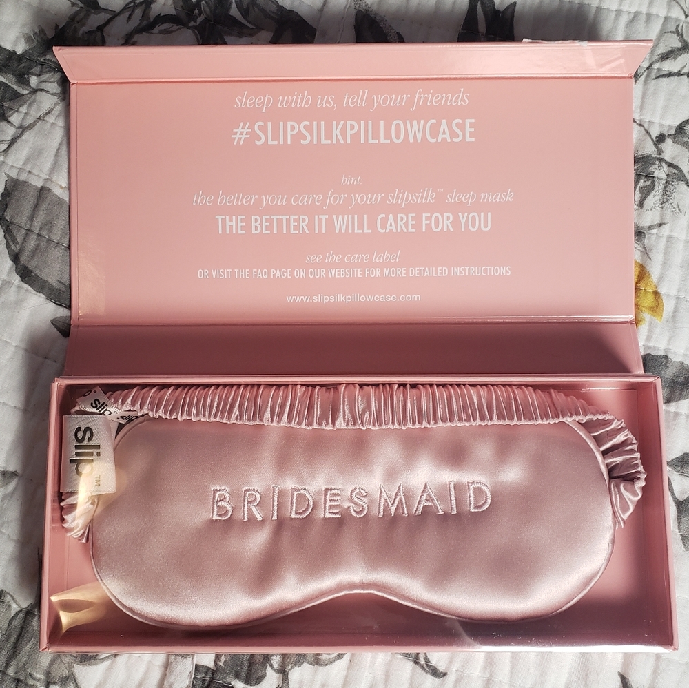 Slip Silk Bridesmaid Sleep Mask